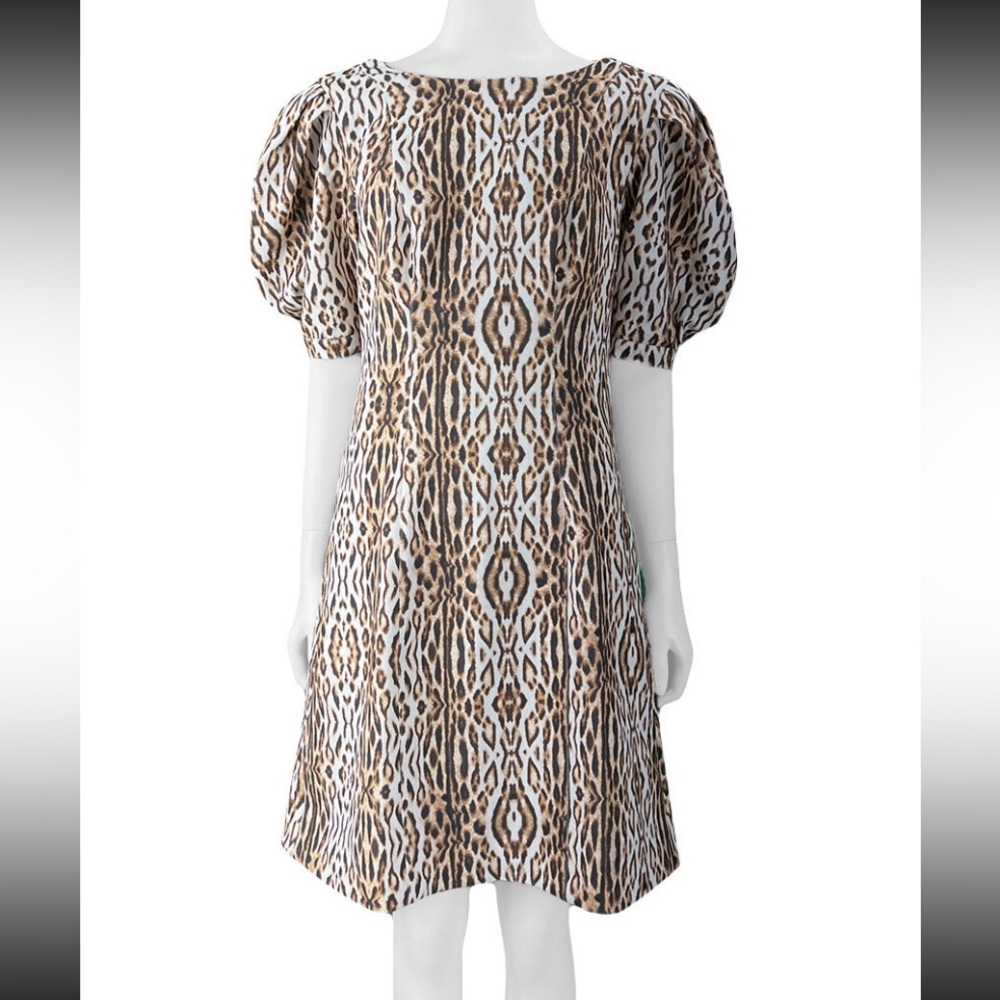 Iorane animal print dress xs